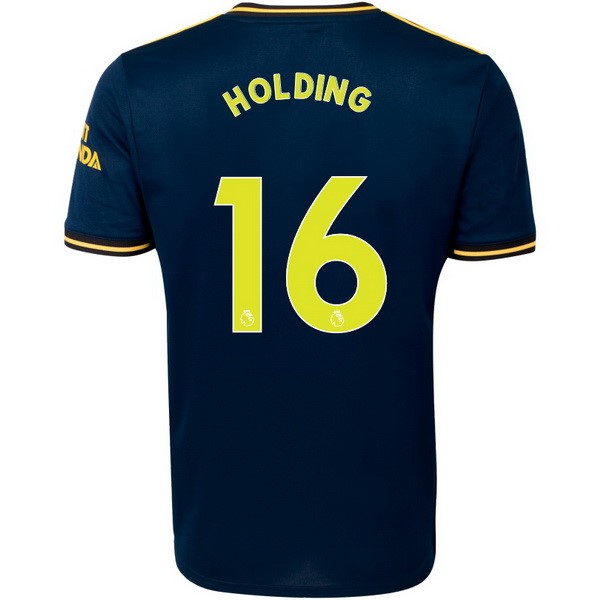 Camiseta Arsenal NO.16 Holding Tercera equipación 2019-2020 Azul